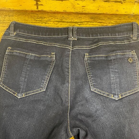 Democracy "Ab" Solution Itty Bitty Bootcut Jeans Sz 12 Stretch - Picture 5 of 8